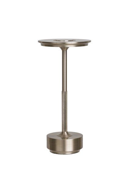 Lyneham Table Lamp - Stolná lampa, dobíjacia, kov, strieborná