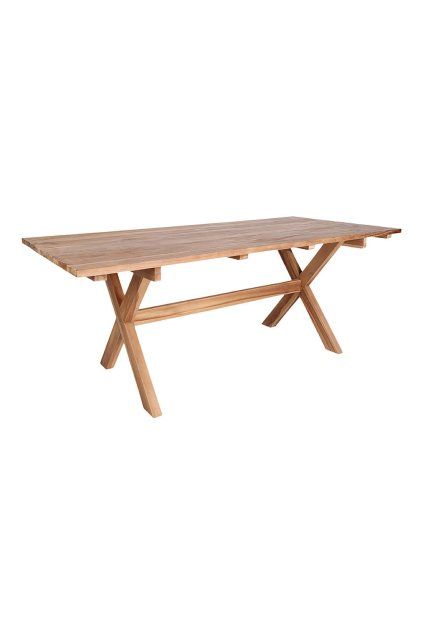 Jedálenský stôl Murcia - jedálenský stôl, teak, prírodný 200x90x75 cm