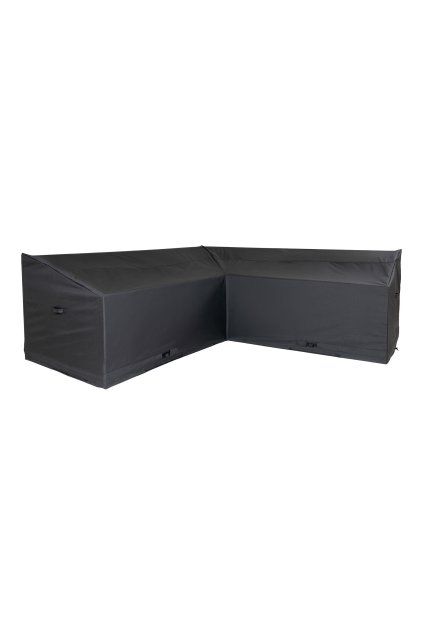 Ochranný kryt na pravú/ľavú rohovú súpravu, 210 g/m2, polyester 600D s PU povlakom, vodoodpudivý, čierny