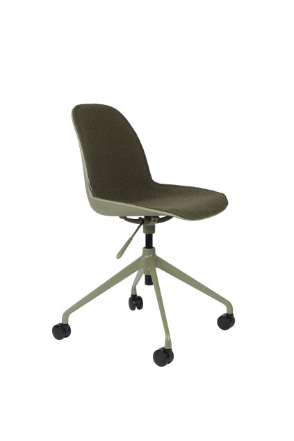 ZUIVER ALBERT KUIP OFFICE kancelárska stolička: Zelená