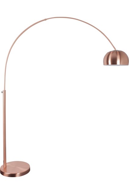 Podlahová lampa Metal Bow Copper