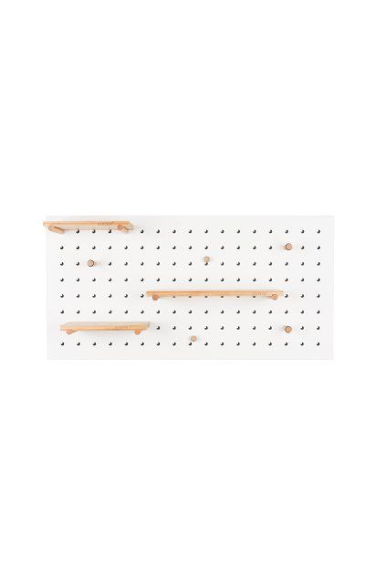 ZUIVER BUNDY PEGBOARD polica: Biela