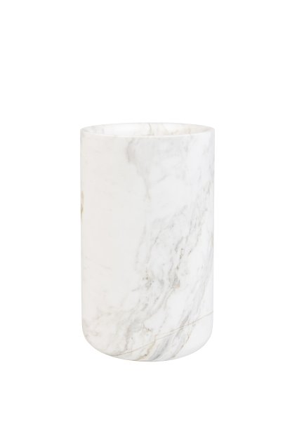 ZUIVER FAJEN MARBLE váza: Biela