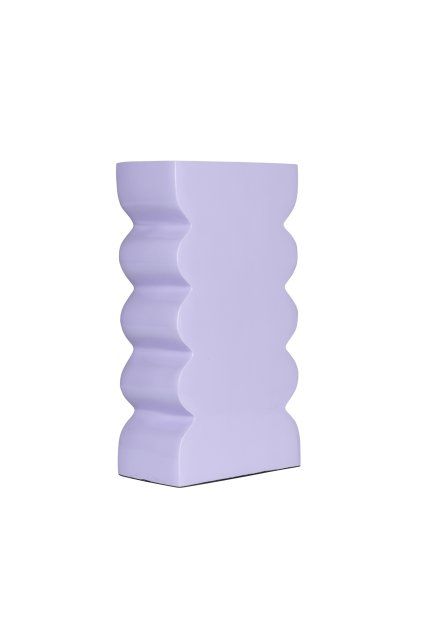 Váza Curves L Shiny Lilac