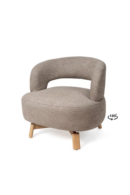 KRESLO BOGOTA TAUPE