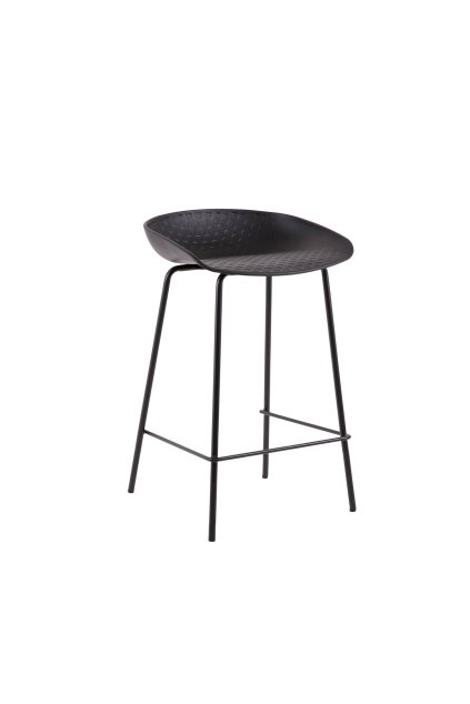 NETTASO pultová stolička 65 cm: Čierna