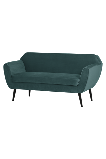 377863 198 02 VS Rocco bank 150cm velvet groenblauw FA