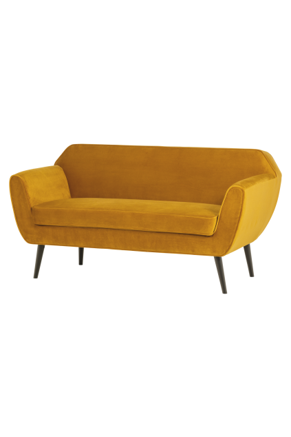 377863 O 02 VS Rocco bank 150cm velvet okergeel FA
