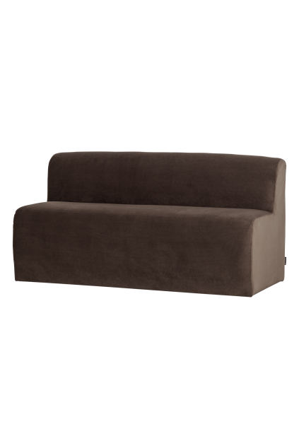 378032 VB 02 VS WP Mojo Base eetbank 164cm rugleuning velvet bruin FA