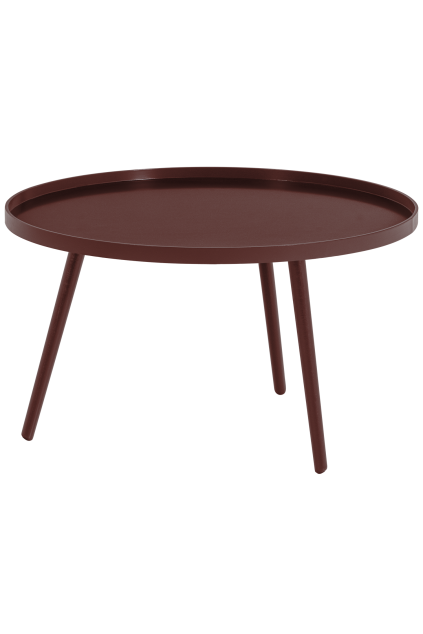 375730 O 02 VS ES Mesa bijzettafel XL 39x78cm hout bordeauxrood FA