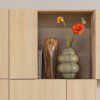 377478 G 01 SF ES Kency vaas glas groen met streep grijs Build naturel vierkant