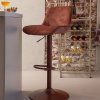 377486 A 340529 A 01 SF WP Marten barstoel chenille kastanjebruin Reese zand vierkant