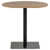 377958 TP 03 VS Tablo bistro tafel eindstuk DL 80x74cm transparant F2