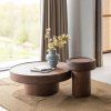 377951 B 377950 B 01 SF Dara salontafel bijzettafel mangohout bruin vierkant