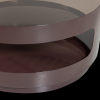 377934 B 04 VS Sero salontafel metaal glas bruin C1