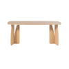 377928 N 01 VS FQ Veere Oakline curve eettafel 180x100cm naturel