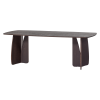 377930 B 02 VS FQ Veere Oakline curve eettafel 220x100cm mystic brown