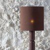 377826 D 02 SF Zivian vloerlamp hout hoogglans donkerbruin vierkant
