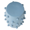 400564 L 03 VS VT Knobs decoratieve bijzettafel 39x46cm keramiek lichtblauw C1