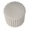400565 Z 02 VS VT Grooves decoratieve bijzettafel keramiek zand C1