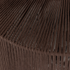 378083 D 02 VS Juro hanglamp metaal touw donkerbruin C1