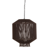 378083 D 01 VS Juro hanglamp metaal touw donkerbruin F1