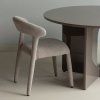 378077 Z 01 SF Sile eetkamerstoel linnenlook zand vierkant