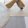 378072 BN 378072 LN 02 SF ES Weavly vloerkleed bruin lichtbruin 170x240cm vierkant