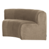 378036 VK 02 VS WP Mojo Base eetbank hoek rug velvet khaki FA