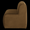 378032 VH 03 VS WP Mojo Base eetbank 164cm rugleuning velvet honinggeel L1