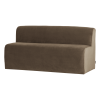 378032 VT 02 VS WP Mojo Base eetbank 164cm rugleuning velvet taupe FA