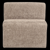 378033 WD 01 VS WP Mojo base eetbank 84cm rugleuning wollig donkerzand F1