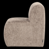 378033 WD 03 VS WP Mojo base eetbank 84cm rugleuning wollig donkerzand L1