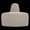 378035 EM 01 VS WP Mojo base eetbank hoek rond rugleuning boucle beige melange F1