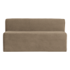 378032 VK 01 VS WP Mojo Base eetbank 164cm rugleuning velvet khaki F1