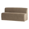 378032 VK 02 VS WP Mojo Base eetbank 164cm rugleuning velvet khaki FA