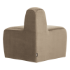 378035 VK 05 VS WP Mojo Base eetbank hoek rond rugleuning velvet khaki B1