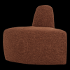 378035 RM 02 VS WP Mojo base eetbank hoek rond rugleuning boucle roestbruin FA