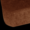 378034 R 07 VS WP Mojo Base eetbank hoek met rugleuning ribstof roestbruin C1
