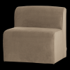 378033 VK 02 VS WP Mojo Base eetbank 84cm rugleuning velvet khaki FA