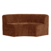 378036 R 01 VS WP Mojo Base eetbank halfronde hoek rugleuning ribstof roestbruin F1