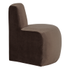 378035 VB 04 VS WP Mojo Base eetbank hoek rond rugleuning velvet bruin R1