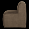 378033 VT 03 VS WP Mojo Base eetbank 84cm rugleuning velvet taupe L1