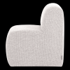 378033 CM 03 VS WP Mojo base eetbank 84cm rugleuning boucle ecru melange L1