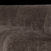 378036 B 07 VS WP Mojo Base eetbank halfronde hoek rugleuning ribstof bruin C2