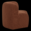 378036 RM 04 VS WP Mojo base eetbank halfronde hoek rug boucle roestbruin R1