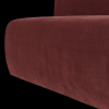 378032 VA 05 VS WP Mojo Base eetbank 164cm rugleuning velvet kastanjebruin C1