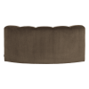 378902 VT 05 VS WP Mojo eetbank halfronde hoek rugleuning velvet taupe B1