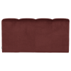 378462 VA 03 VS WP Mojo eetbank 164cm met rugleuning velvet kastanjebruin B1