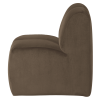 378519 VT 03 VS WP Mojo eetbank 84cm met rugleuning velvet taupe L1